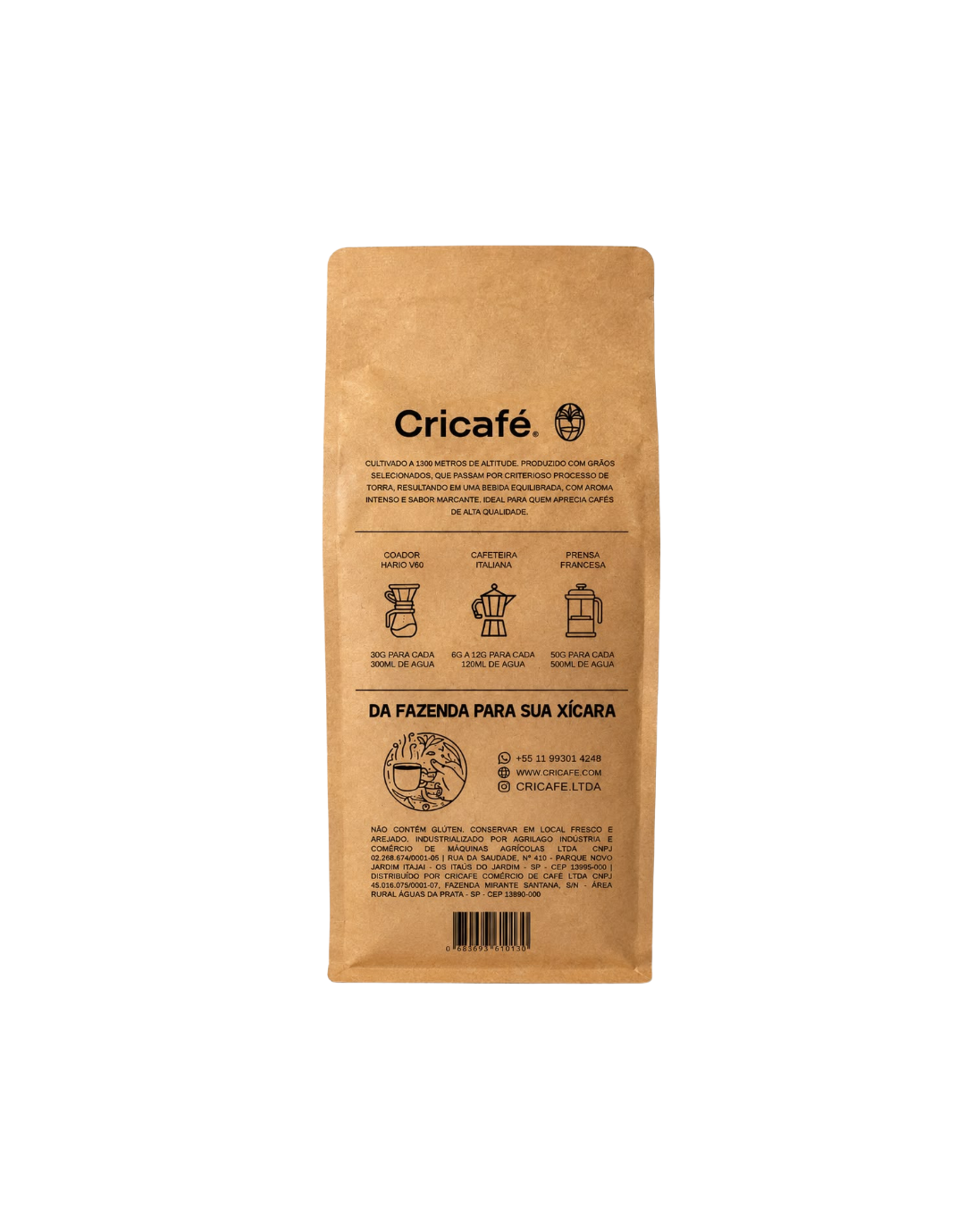 Cricafé Blended Moído (250g)