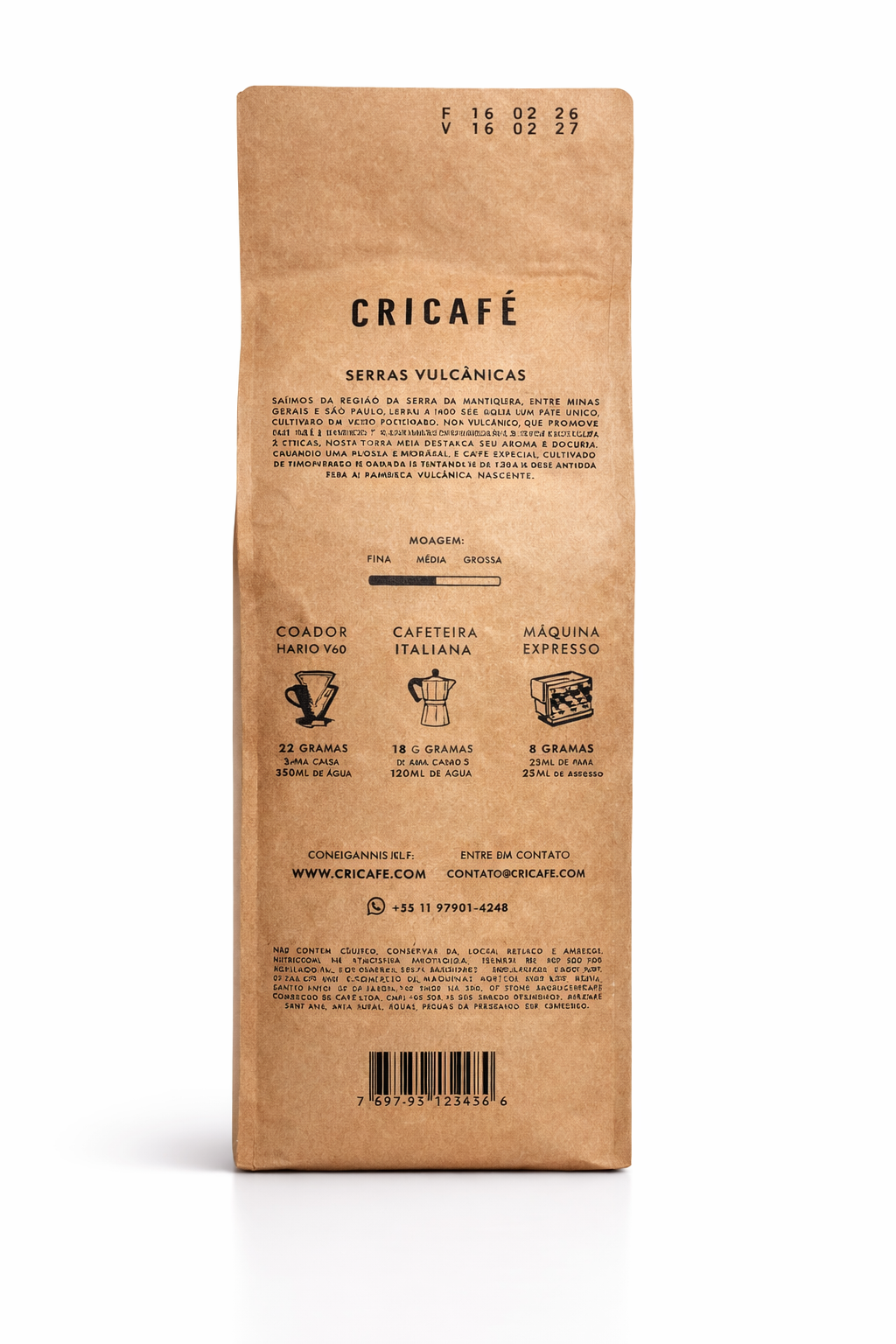 Cricafé Blended Grão (500g)