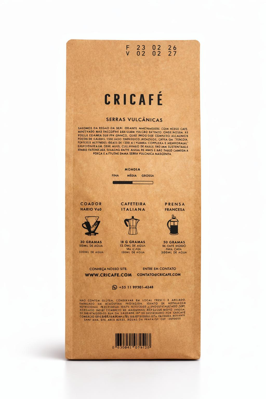Cricafé Blended Moído (500g)